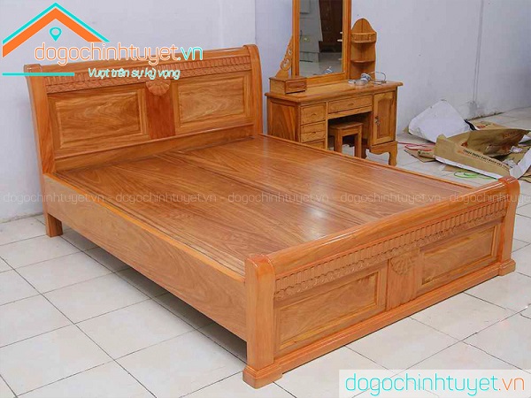 Cửa hàng đồ gỗ Thái Bình giường 1